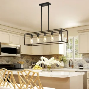 Ceiling Lamp Black Kitchen Island Chandelier Pendant