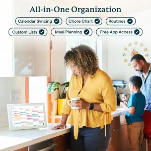 15-inch Wall Planner Digital Calendar & Chore Chart