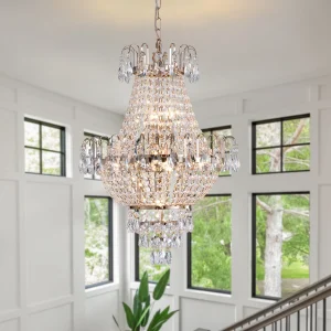 Luxury Gold Crystal Chandelier